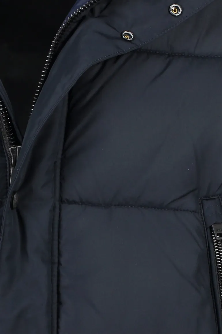 Winterjas Boss Omaris gewatteerd donkerblauw puffer