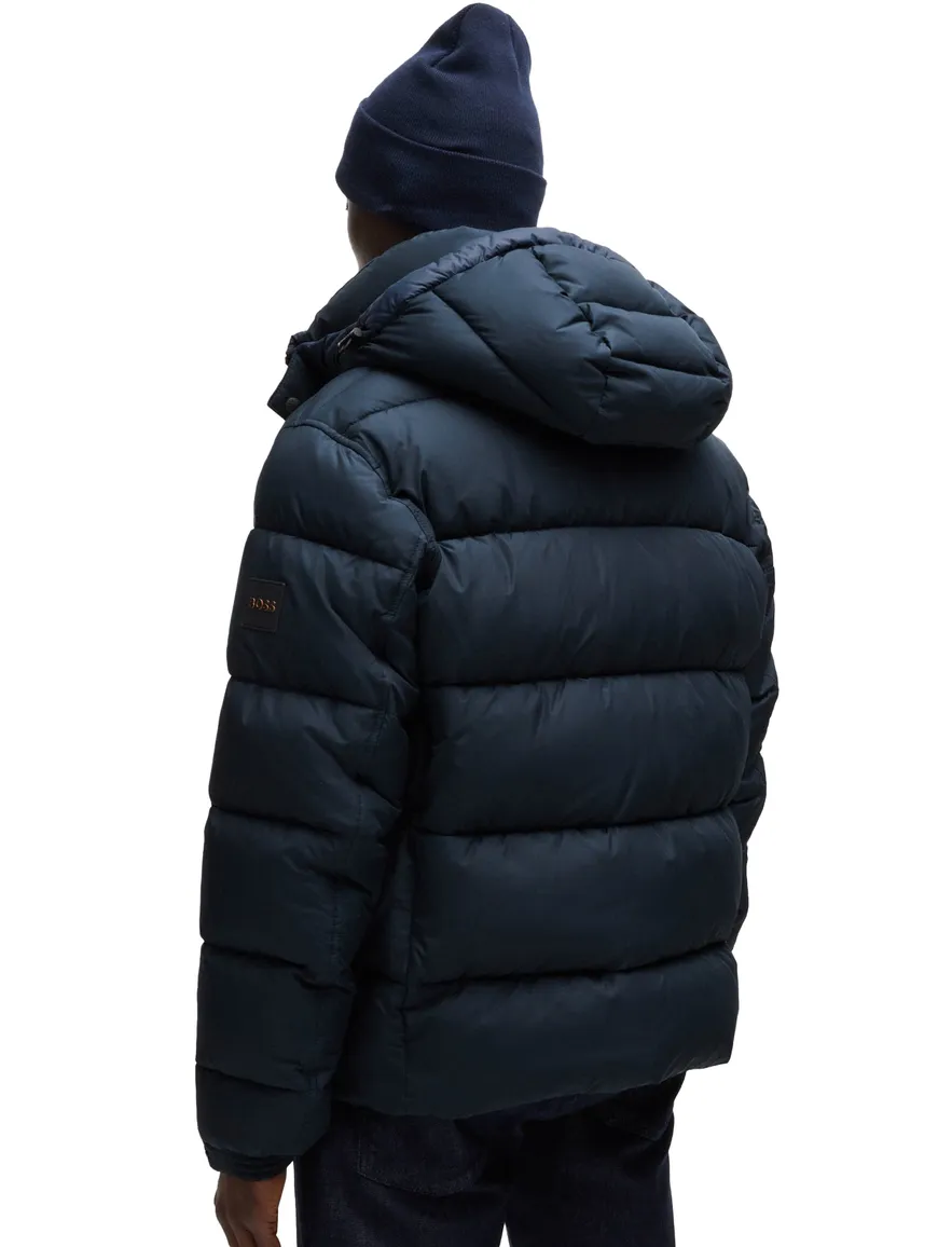 Boss winterjas Omaris gewatteerd donkerblauw