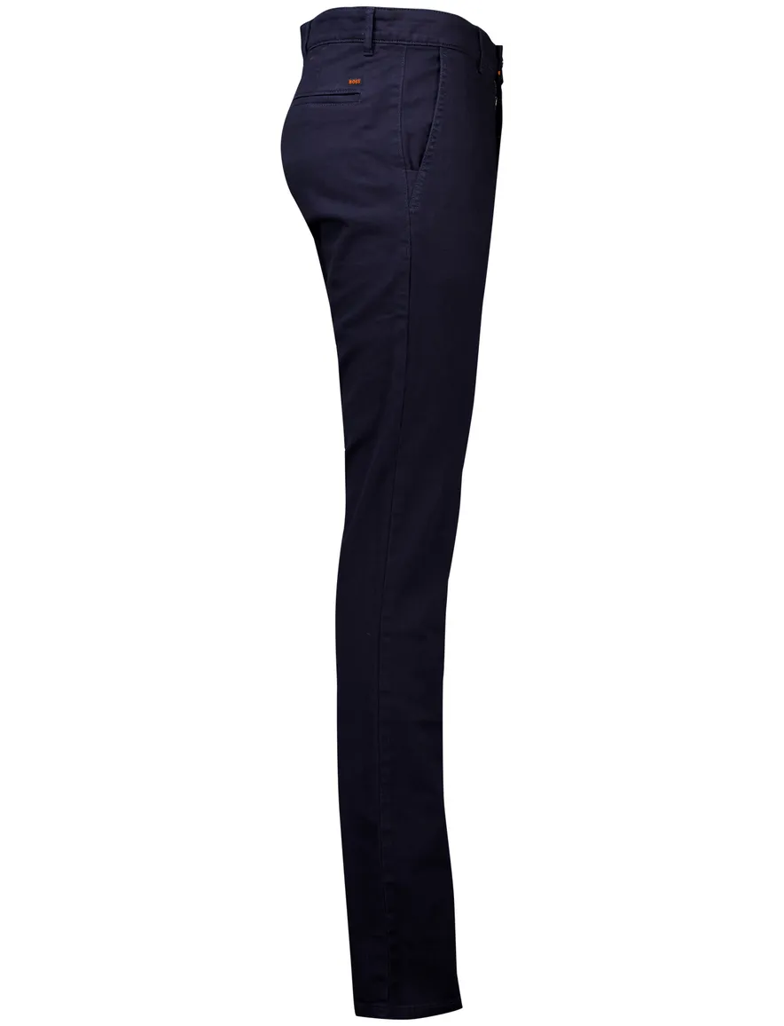 Boss Orange donkerblauw Chino_Slim katoen
