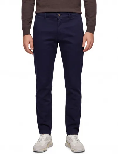 Hugo Boss Boss Orange donkerblauw Chino_Slim katoen