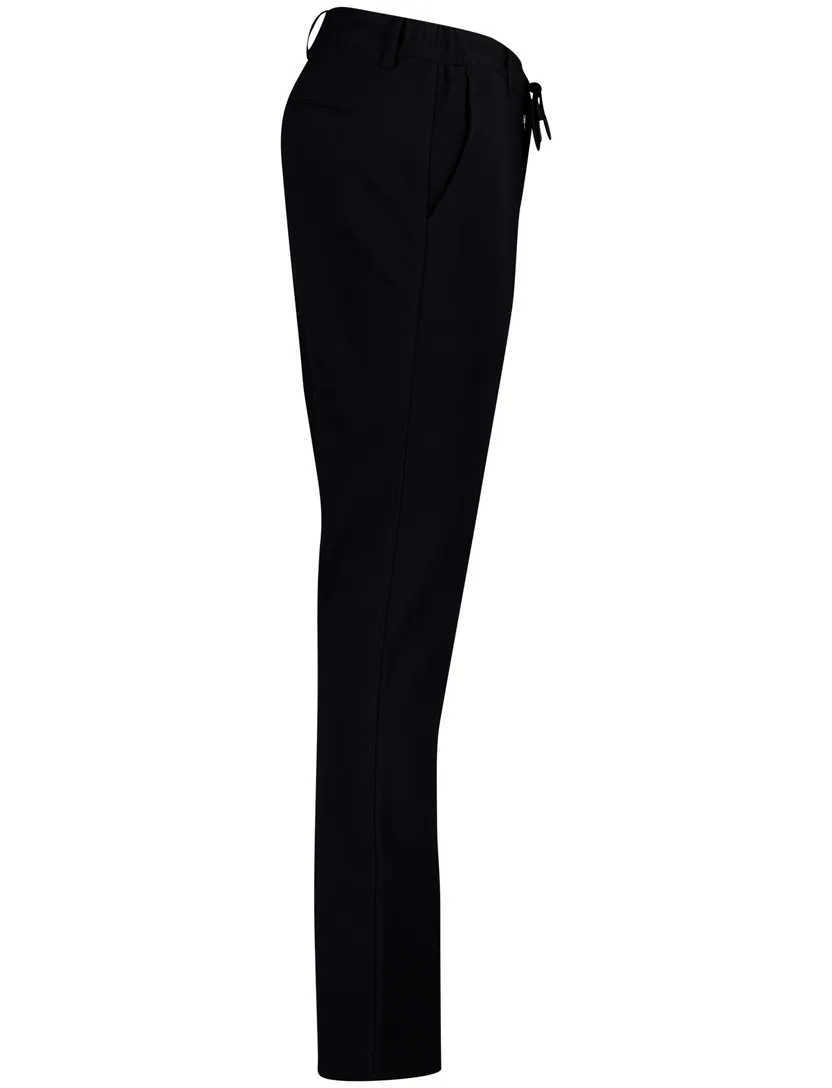 COM4 Pantalon chino donkerblauw polyamide