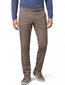 COM4 katoenen broek bruin geruit normale fit