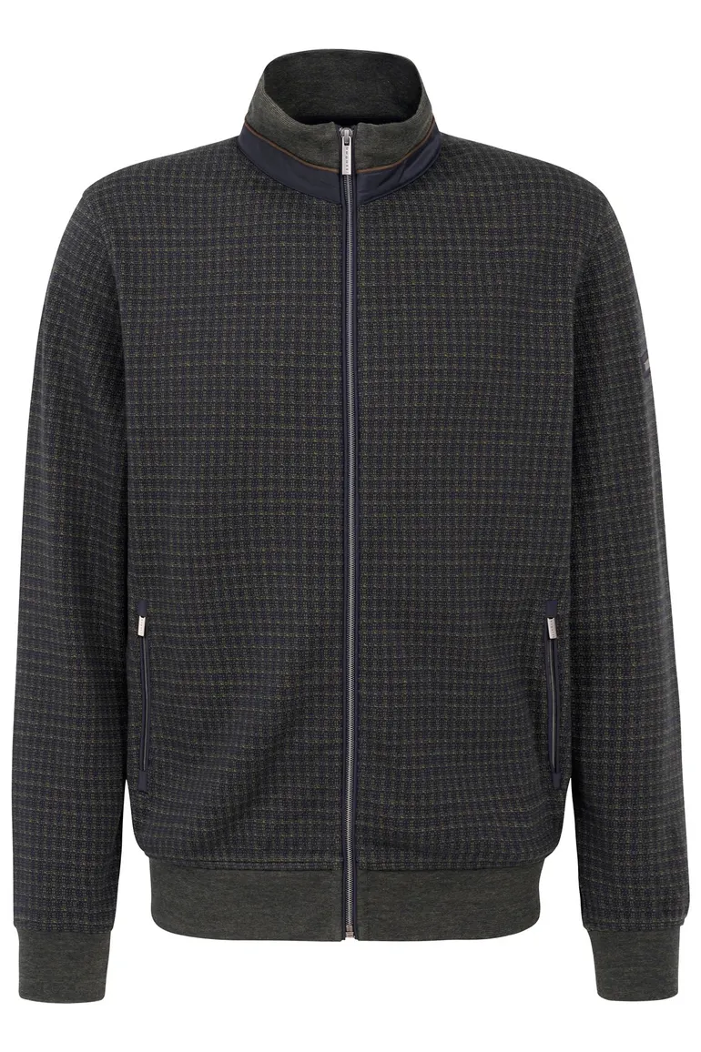 Bugatti vest groen met rits