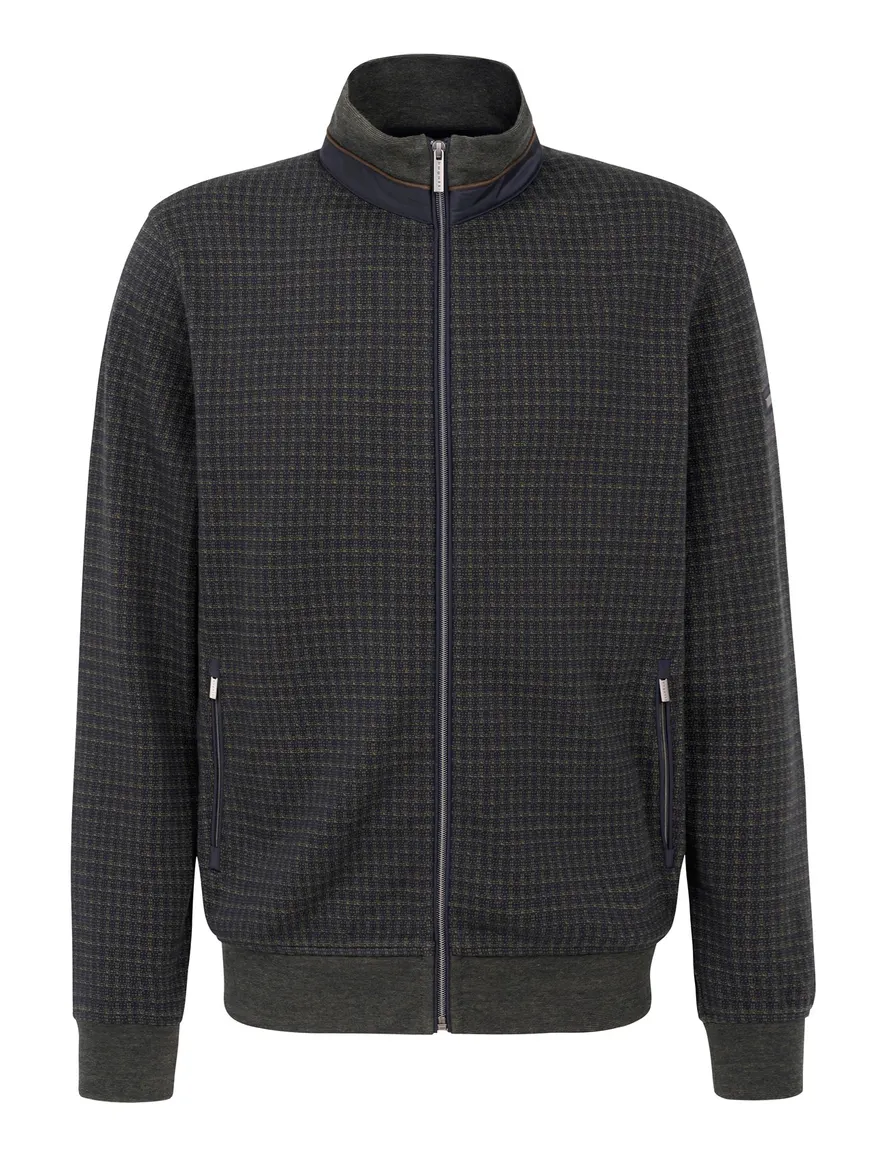 Bugatti vest groen met rits