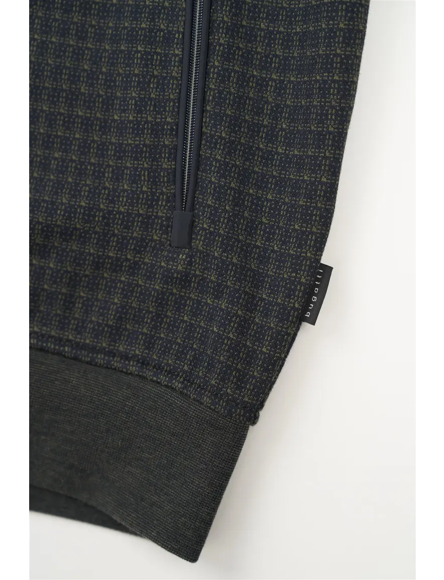Bugatti vest groen met rits