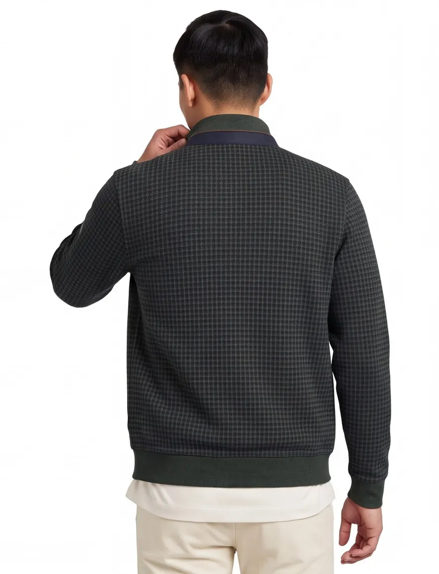 Bugatti vest groen met rits