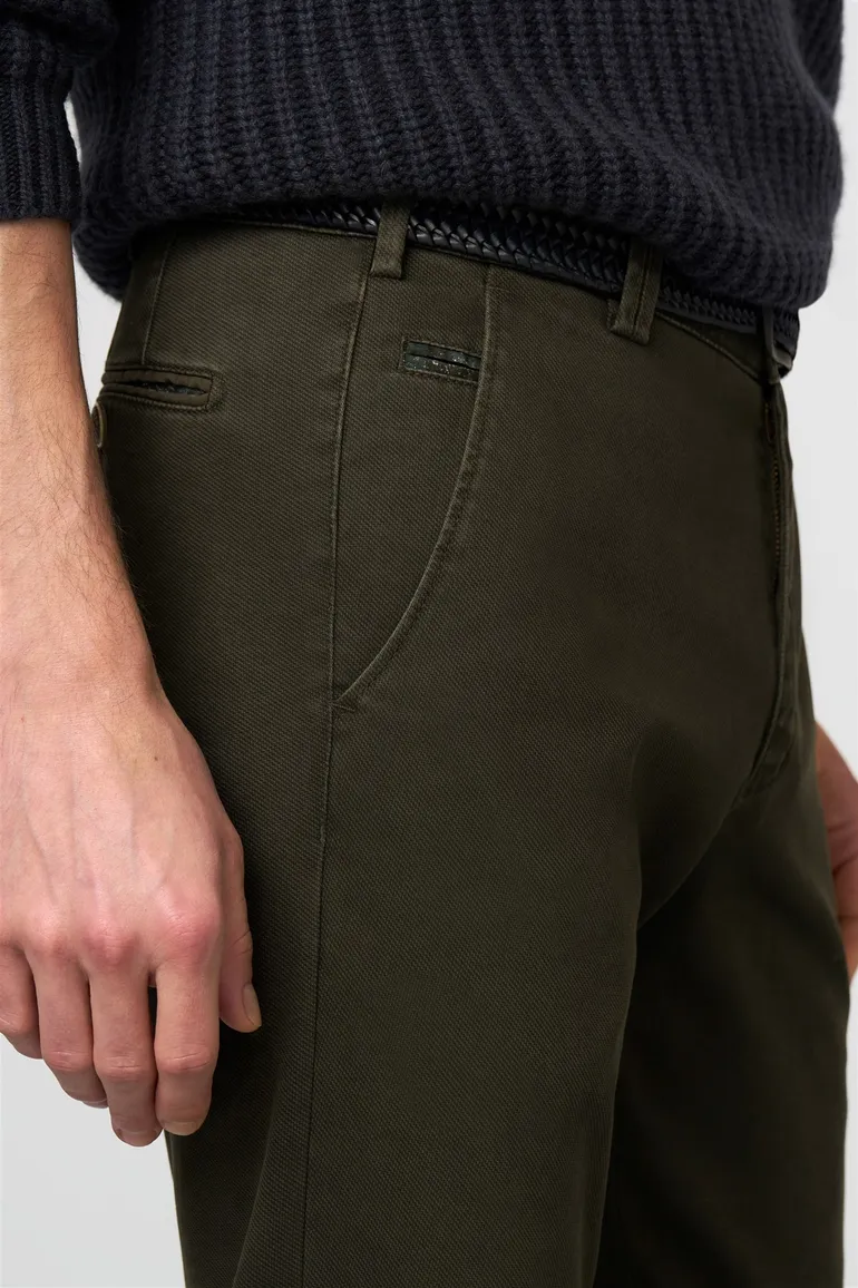 Meyer Bonn groene broek katoen