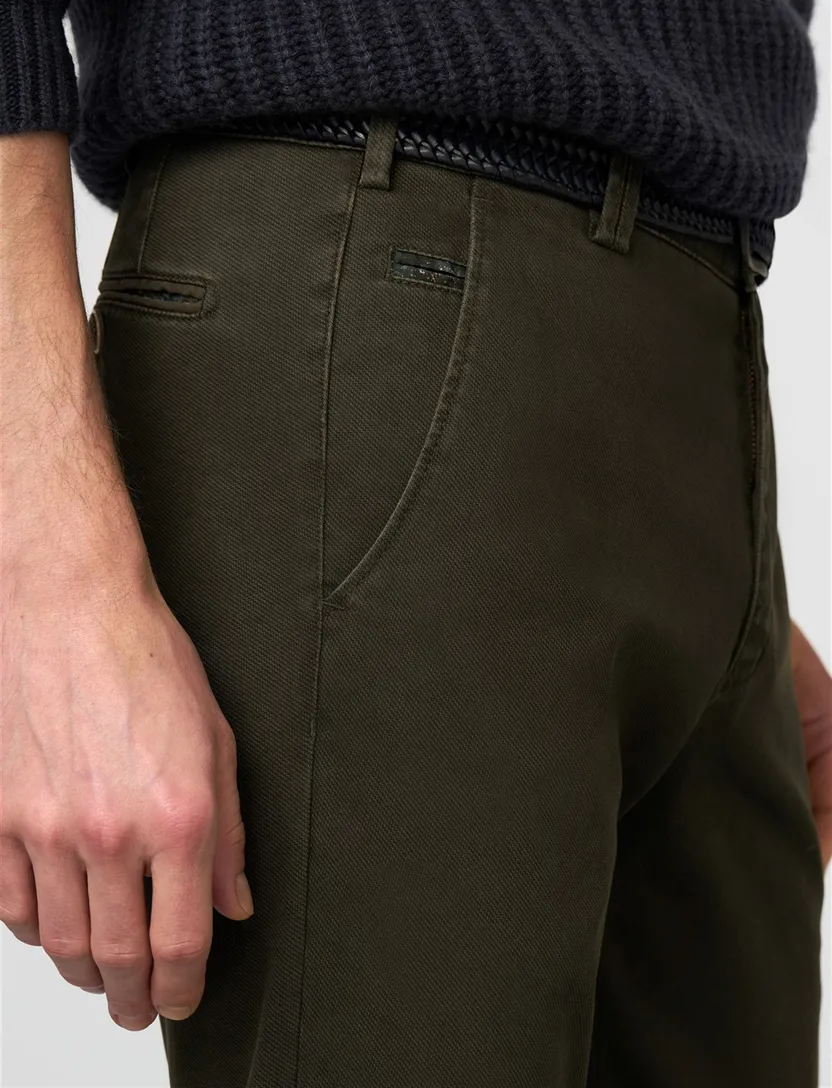 katoenen broek Meyer Bonn groen