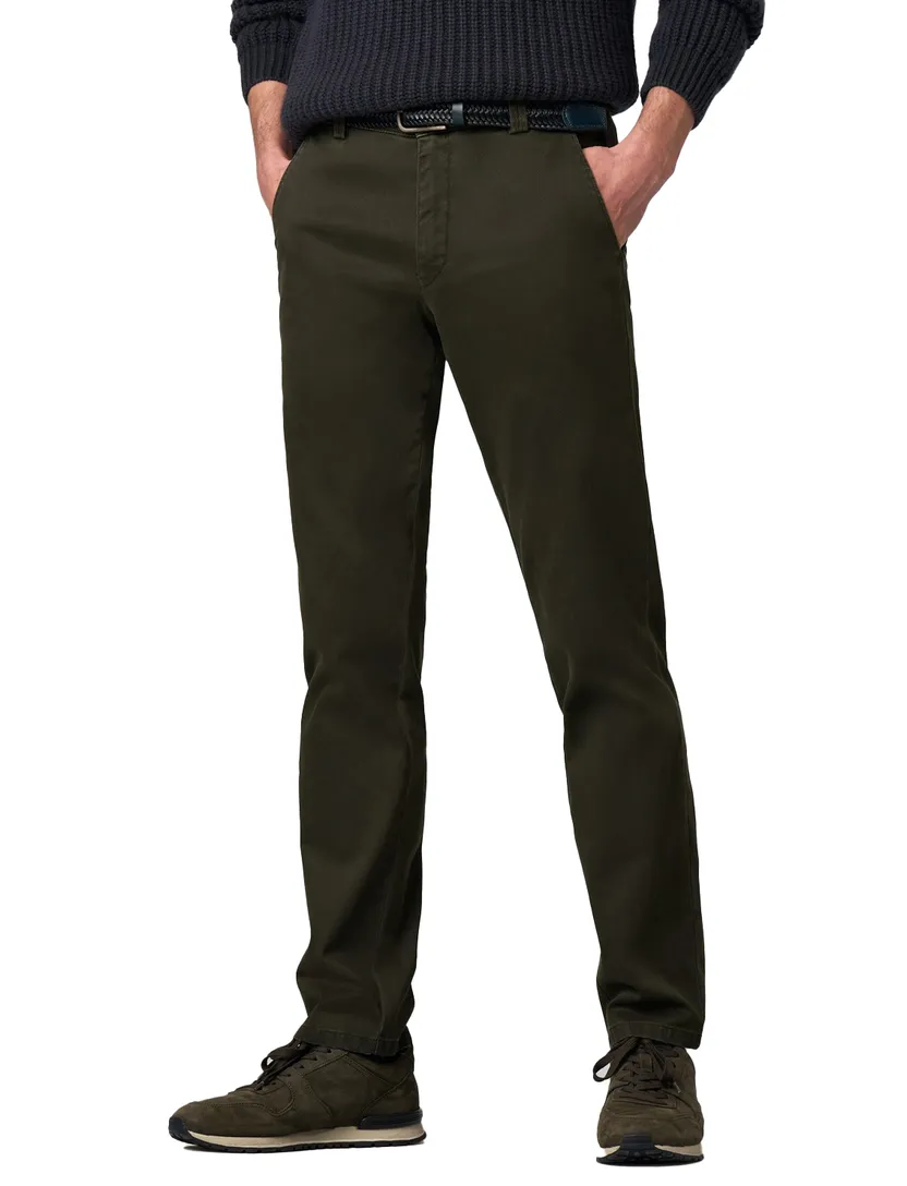katoenen broek Meyer Bonn groen