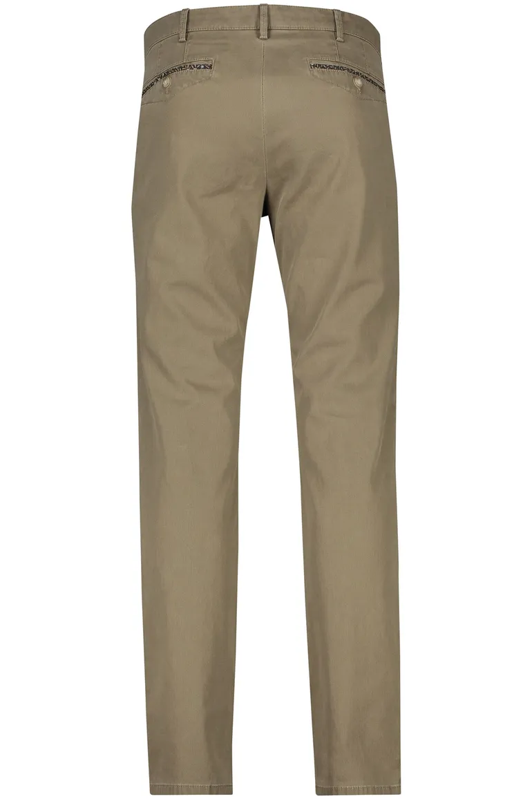 Meyer katoenen broek Chicago effen beige
