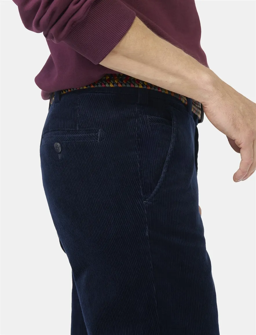 Meyer Bonn chino donkerblauw
