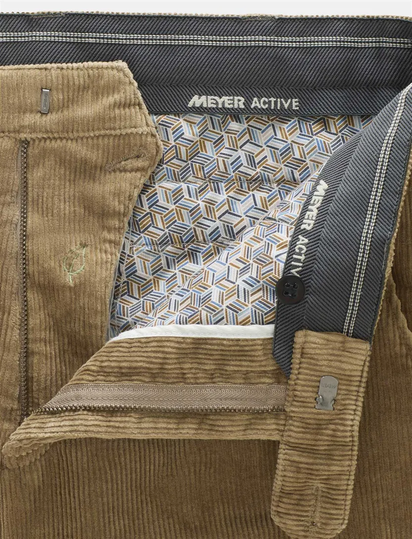 Meyer Bonn chino bruin corduroy