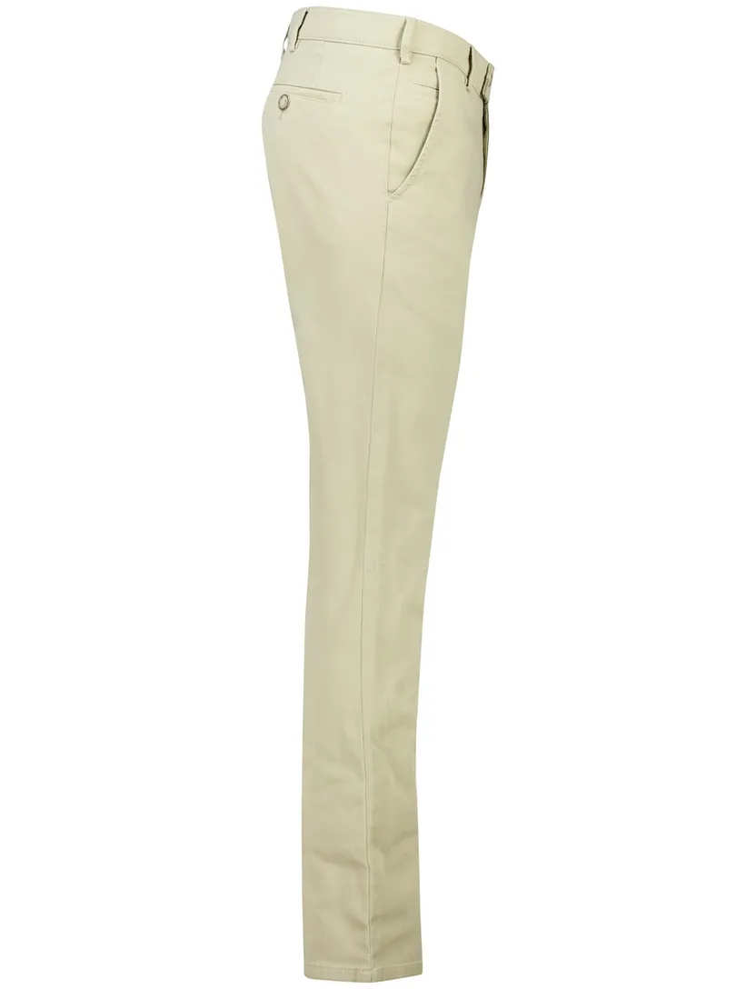 Meyer Pantalon chino beige katoen