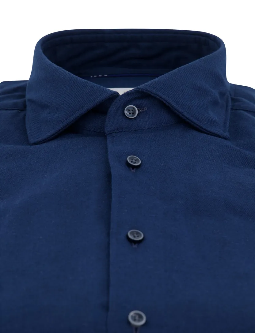Eterna overhemd blauw effen comfort fit