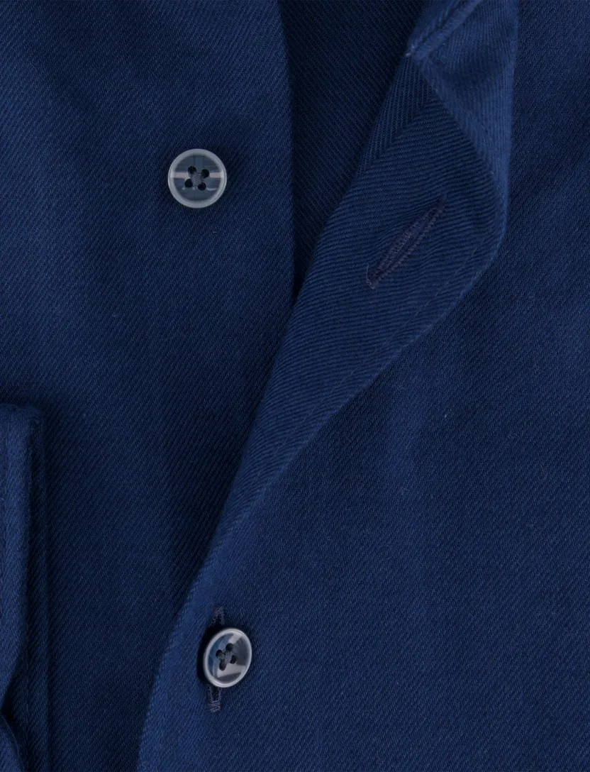 Eterna overhemd blauw effen comfort fit
