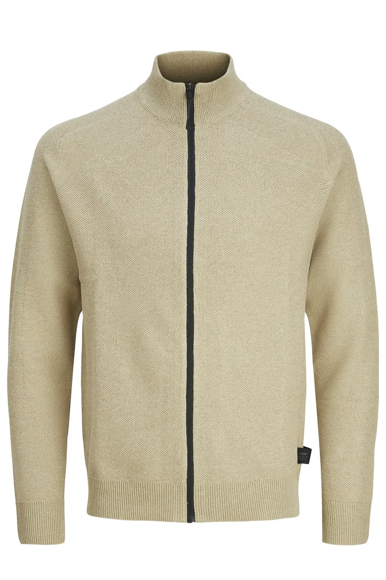 Beige Plus Size Jack & Jones vest effen