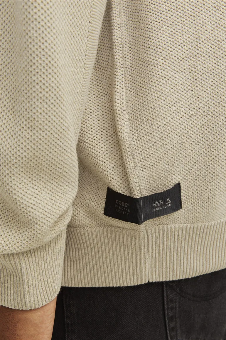 Beige Plus Size Jack & Jones vest effen