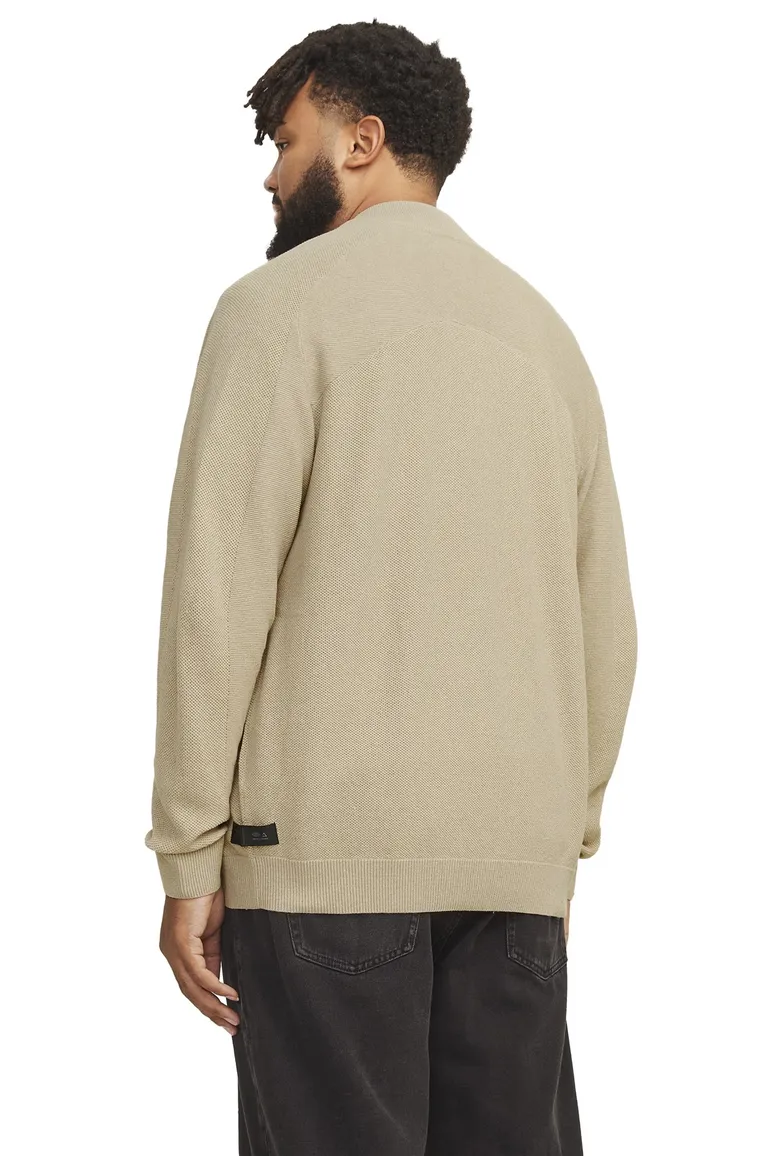 Beige Plus Size Jack & Jones vest effen