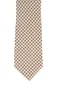 Profuomo stropdas beige geprint zijde