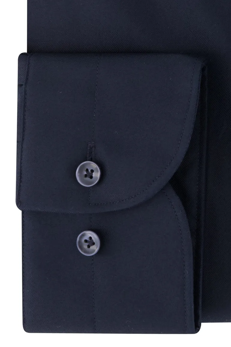 Profuomo overhemd slim fit donkerblauw effen