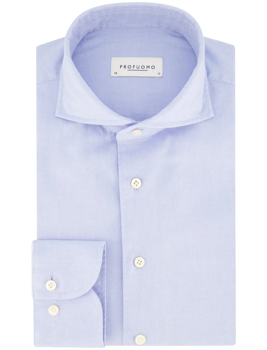 Profuomo business overhemd slim fit lichtblauw