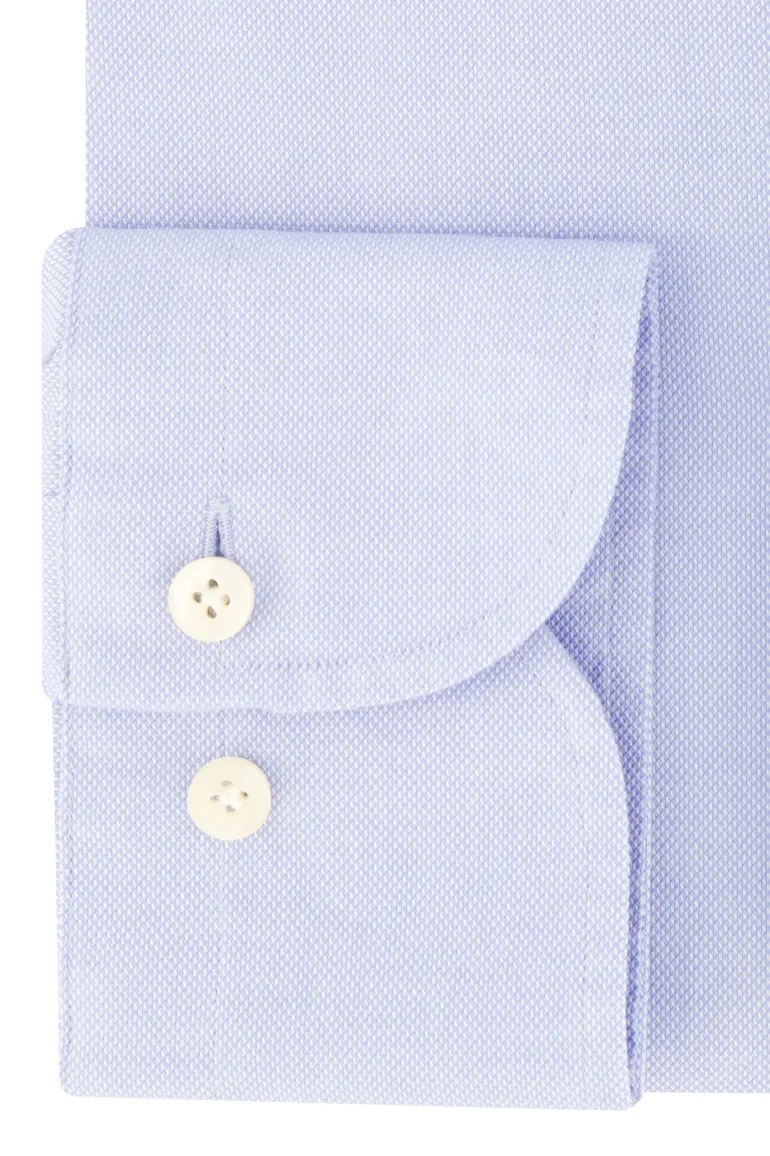 business overhemd Profuomo lichtblauw effen katoen slim fit