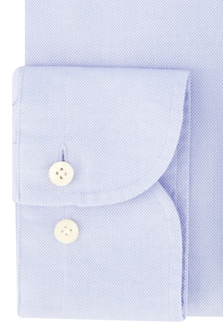 Profuomo overhemd lichtblauw effen katoen slim fit