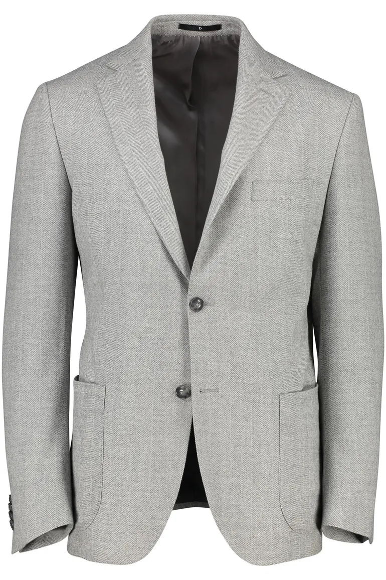 Eduard Dressler colbert Sendrik lichtgrijs Slim Fit