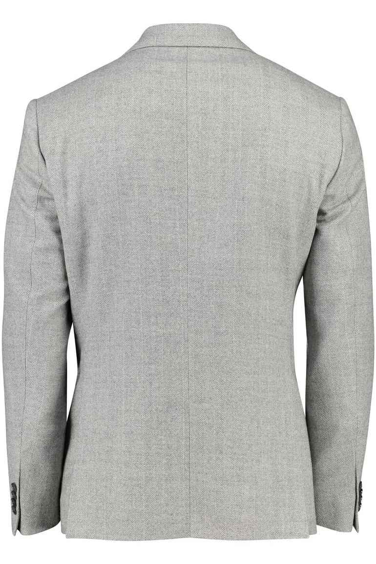 Eduard Dressler colbert Sendrik lichtgrijs Slim Fit