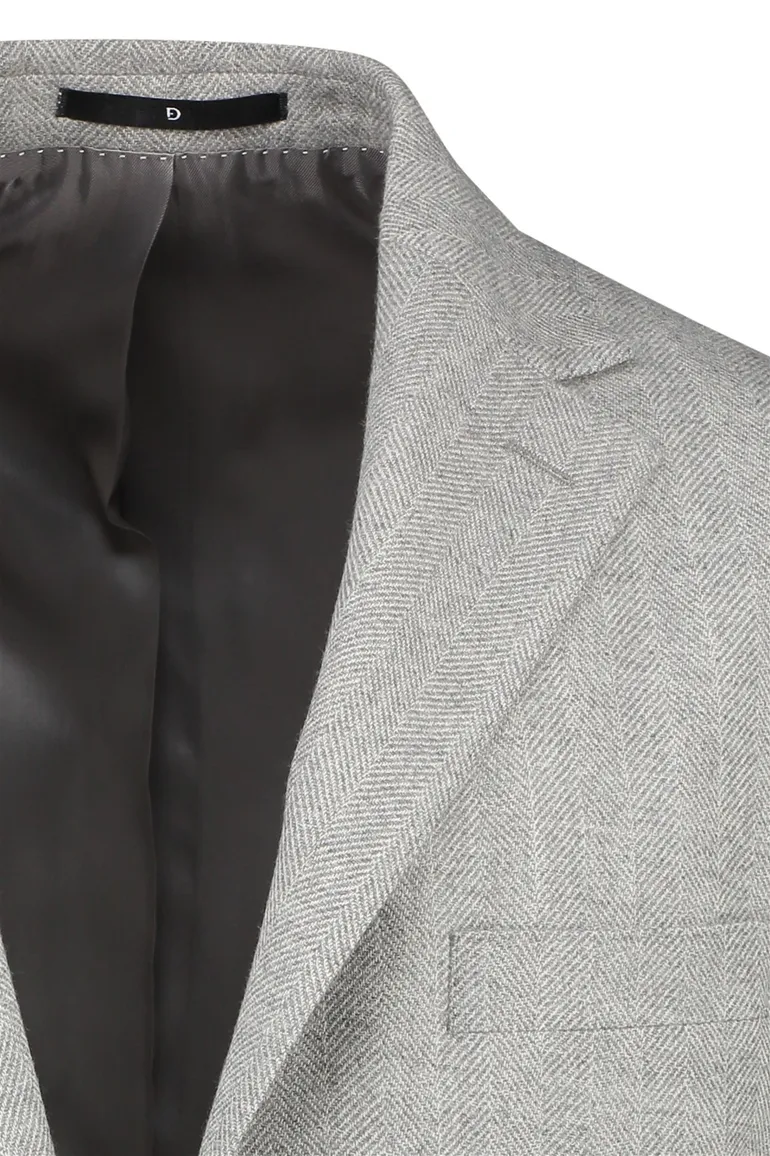 Eduard Dressler colbert Sendrik lichtgrijs Slim Fit