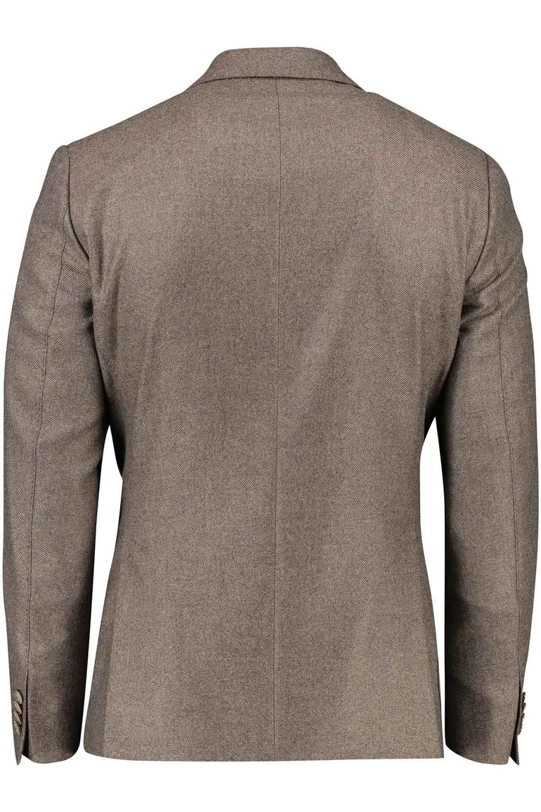 Eduard Dressler colbert bruin Shaped Fit gemêleerd