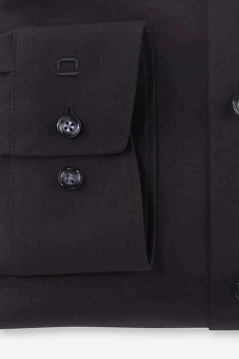 Olymp overhemd zwart Modern Fit