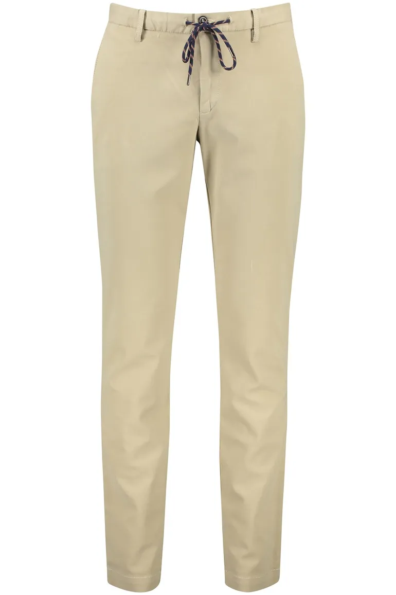 Alberto Jump katoenen broek beige Jump slim fit