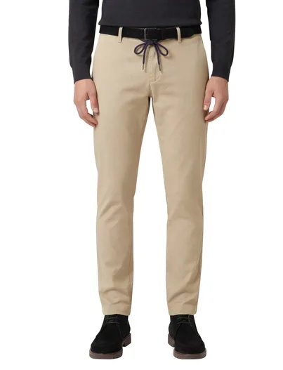 Alberto Alberto Jump katoenen broek beige Jump slim fit