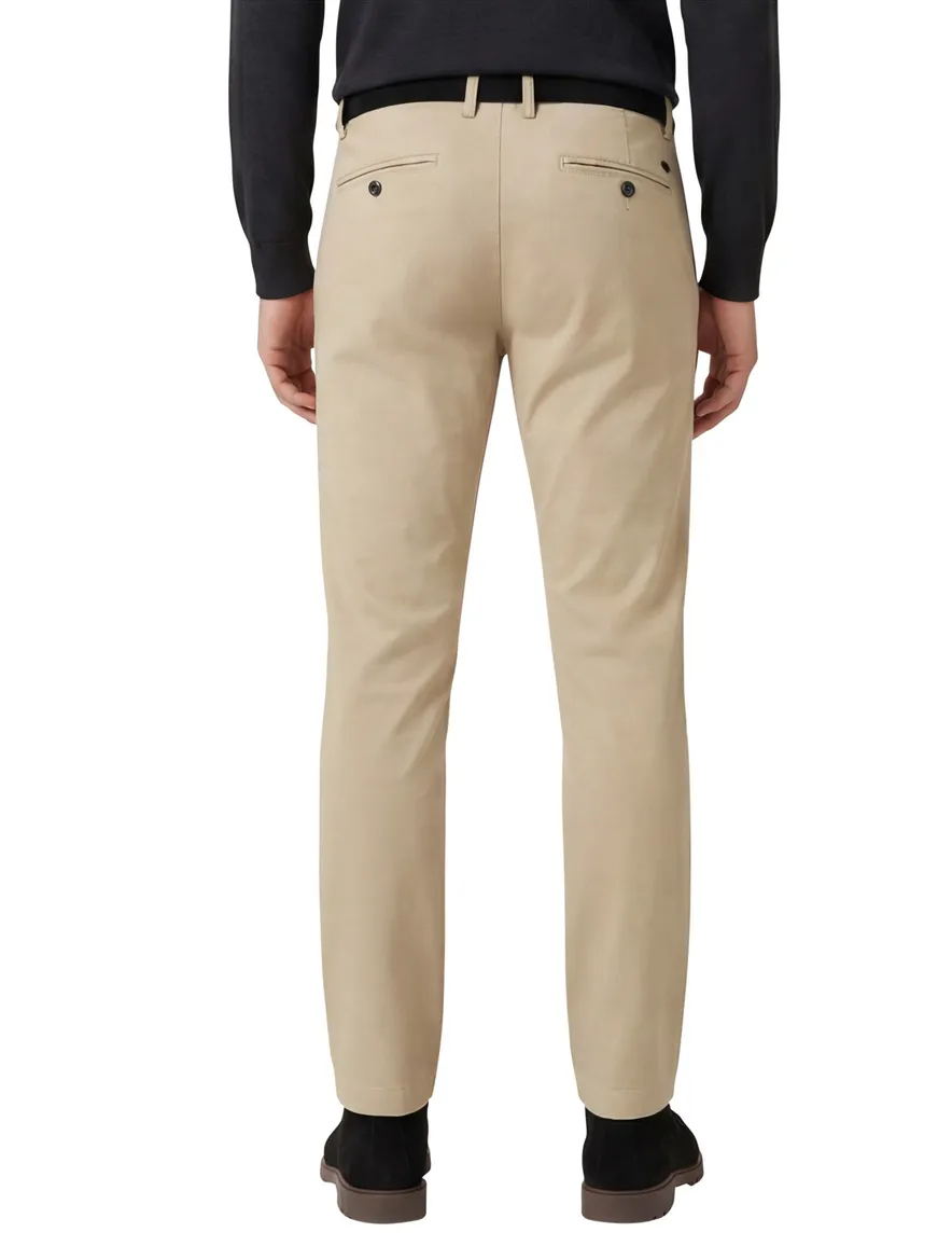katoenen broek beige Alberto Jump