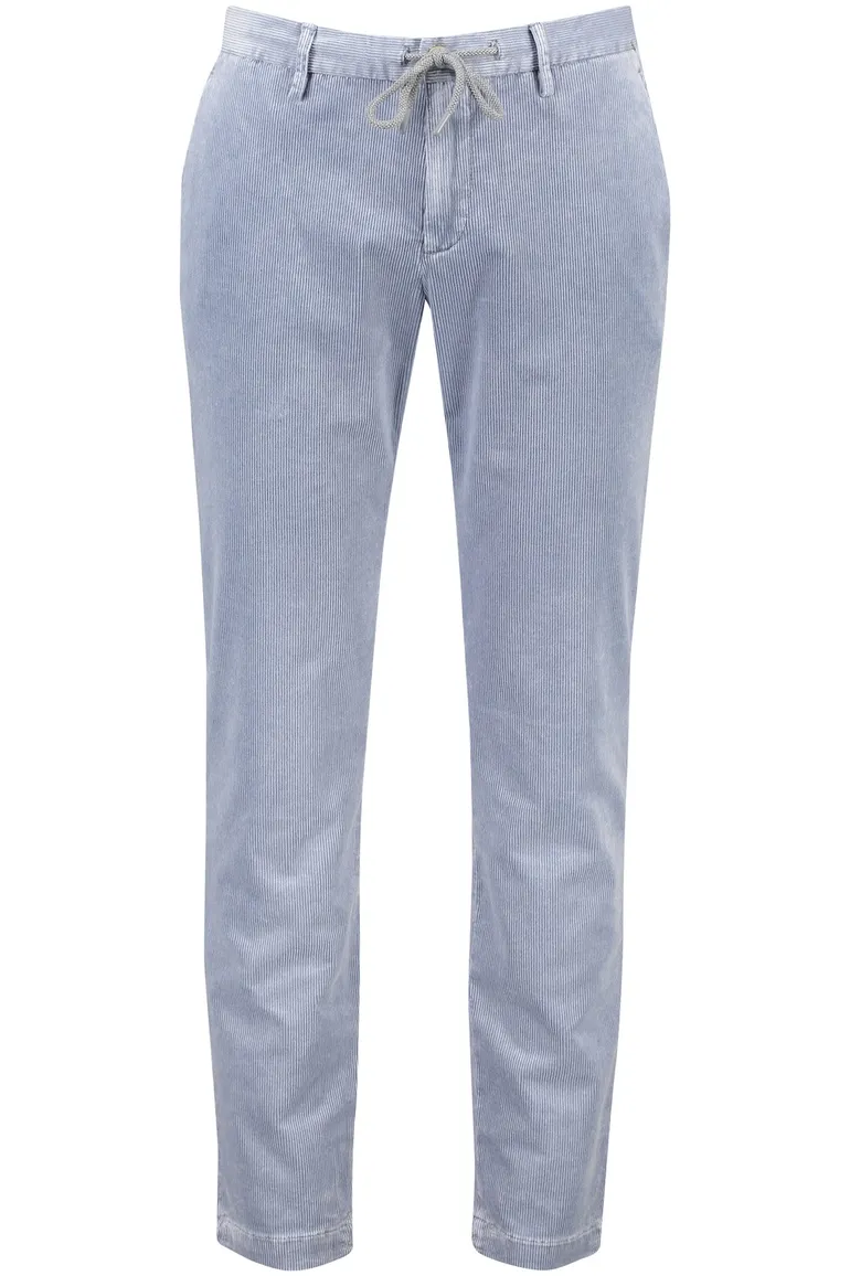 Pantalon chino blauw Alberto