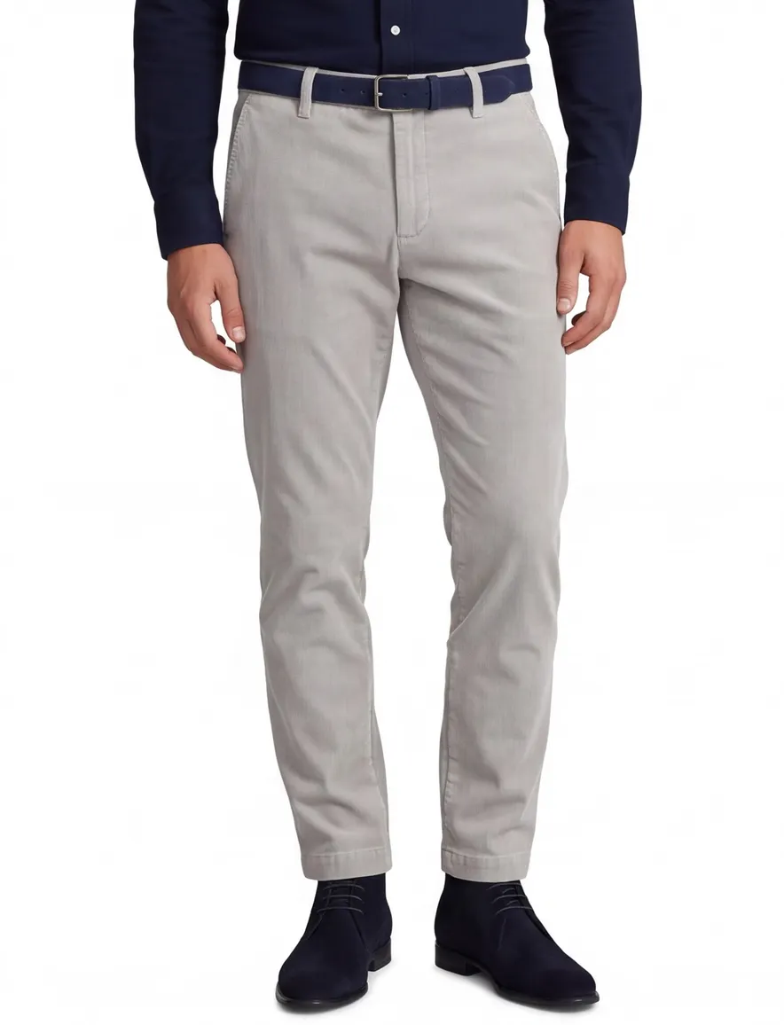 Pantalon chino grijs Alberto