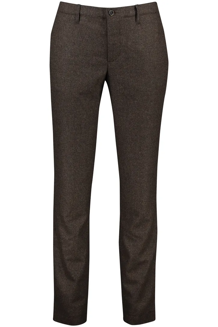 Alberto chino slim fit bruin