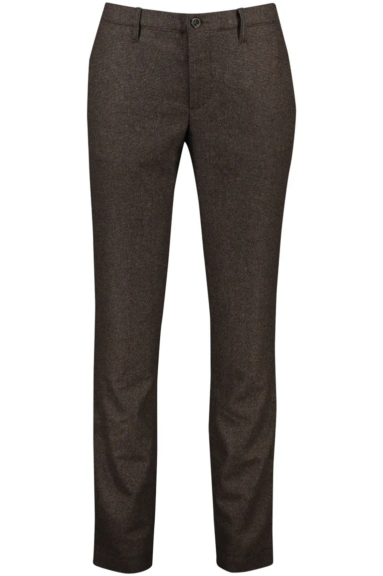 Alberto chino slim fit bruin