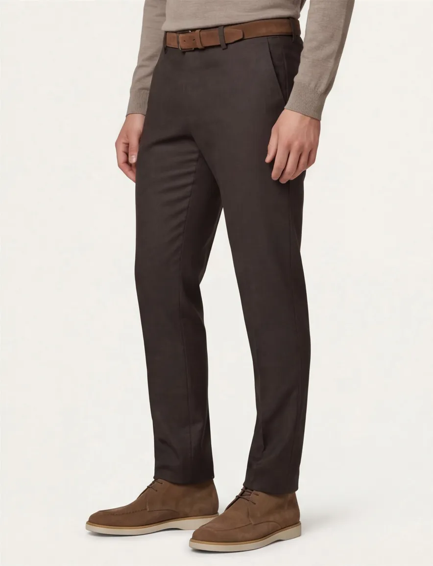 Alberto chino slim fit bruin