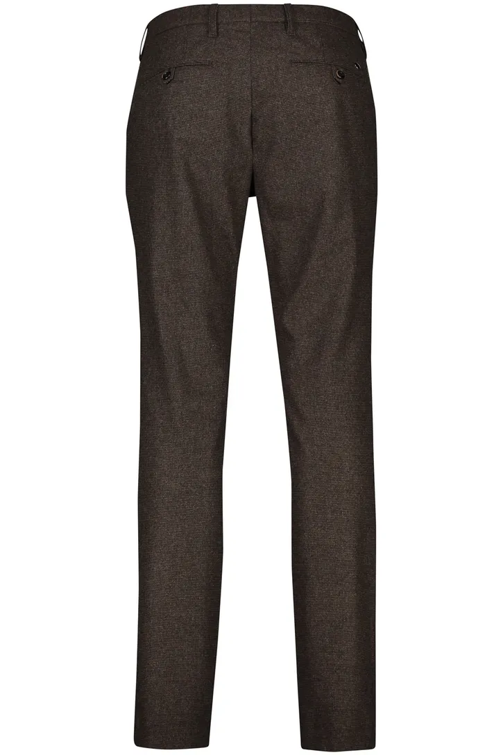 Alberto chino slim fit bruin