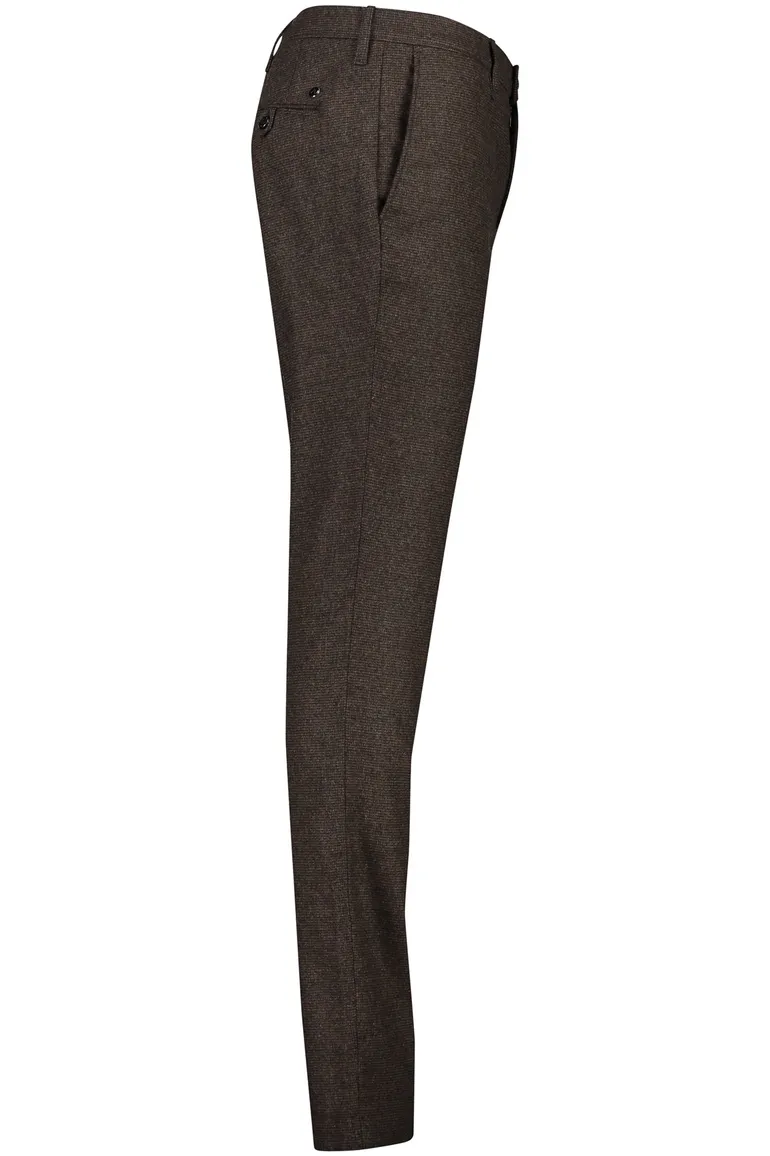 Alberto chino slim fit bruin