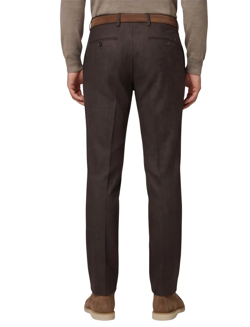 Alberto chino slim fit bruin