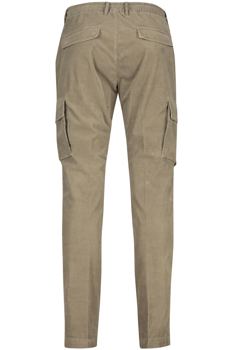 Alberto Pantalon cargo bruin John katoen slim fit