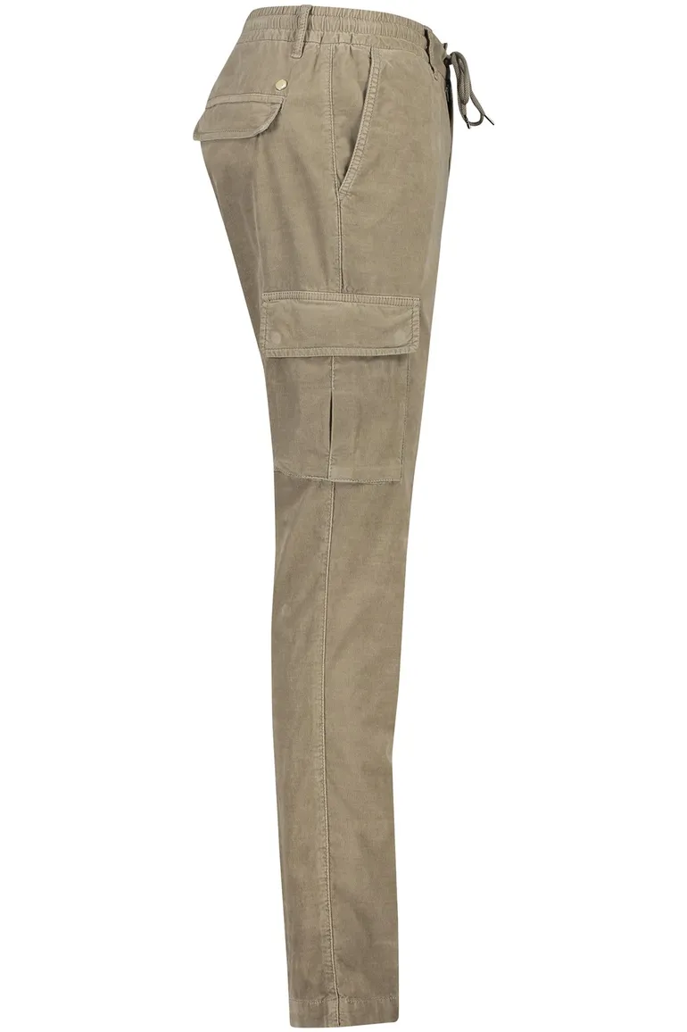 Alberto Pantalon cargo bruin John katoen slim fit