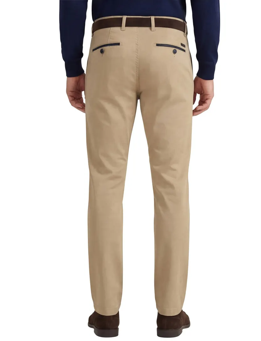 Broek Gardeur Benny camel flatfront