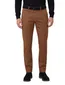 katoenen Gardeur broek flatfront bruin effen normale fit