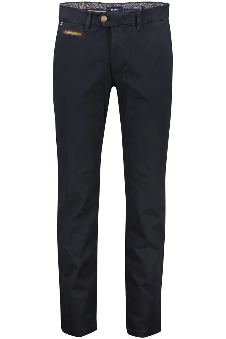 Gardeur Benny broek flatfront donkerblauw