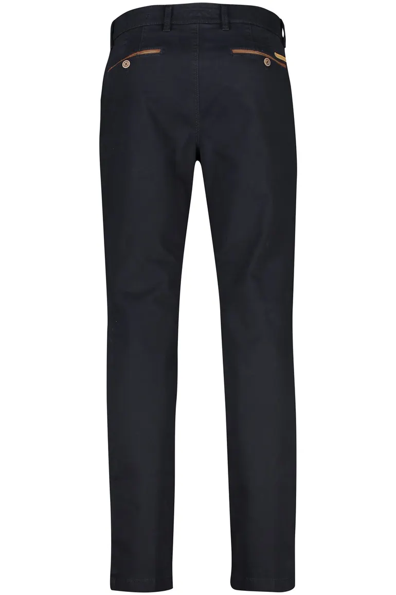 Gardeur Benny broek flatfront donkerblauw