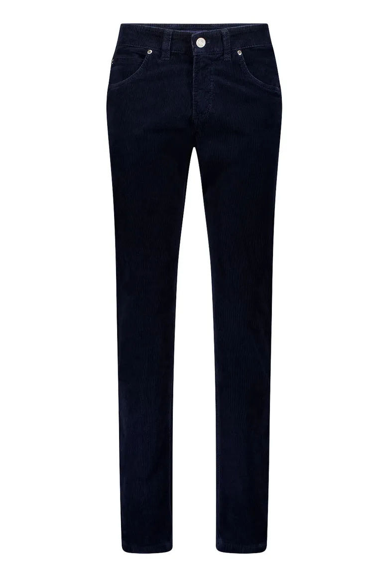 broek donkerblauw Gardeur Bill corduroy